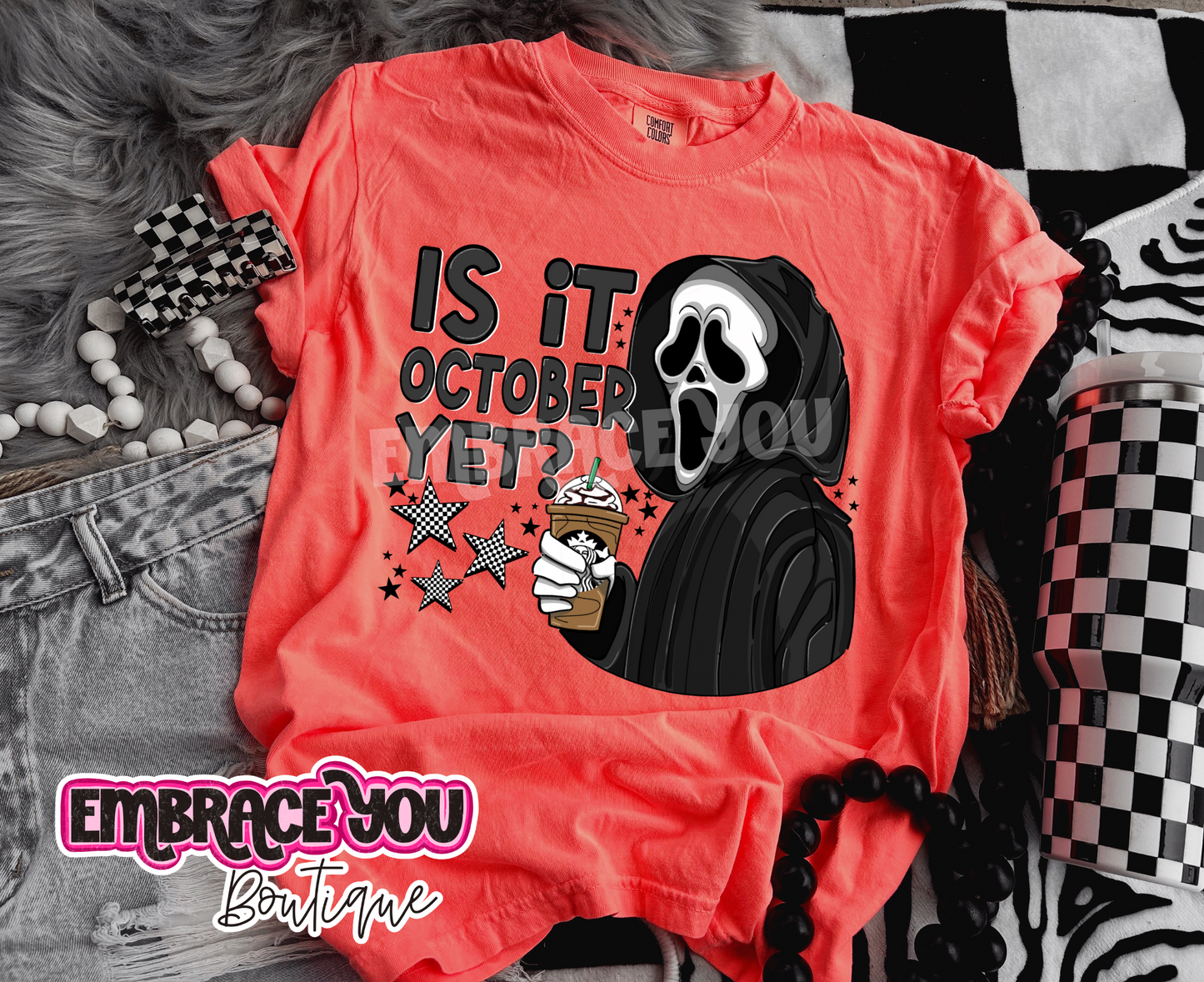 Is It October Yet Comfort Colors Graphic Tee