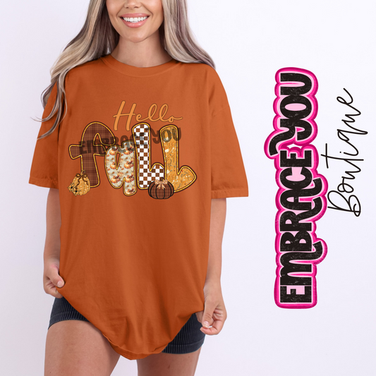 Hello Fall Graphic