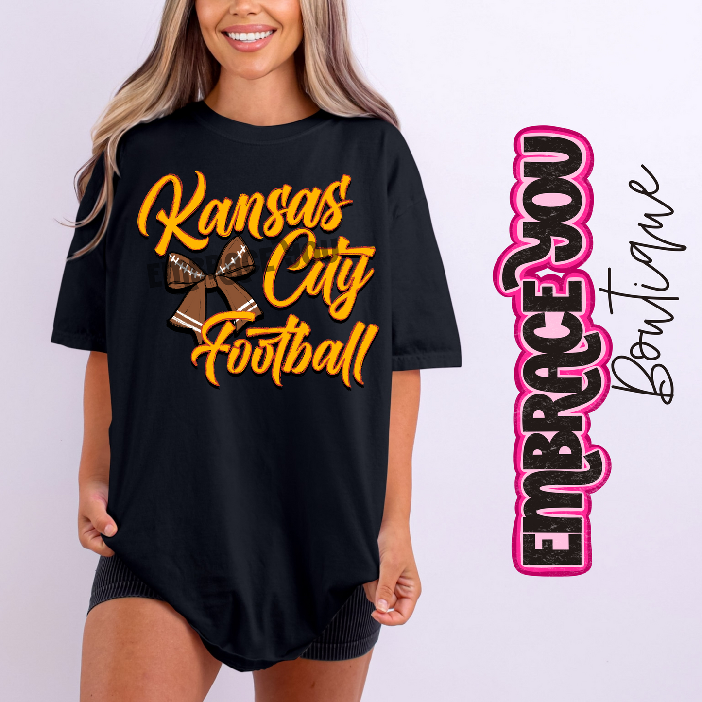 Kansas City Football Graphic