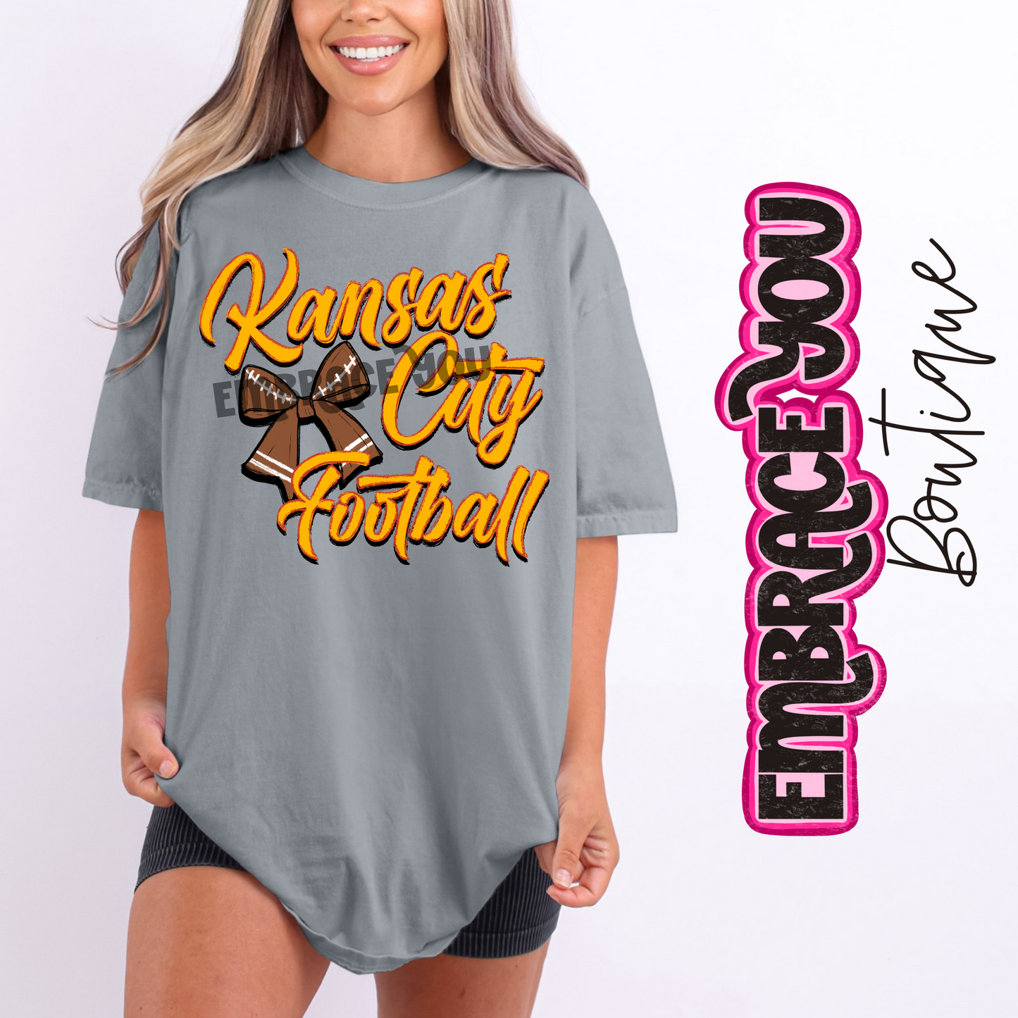 Kansas City Football Graphic