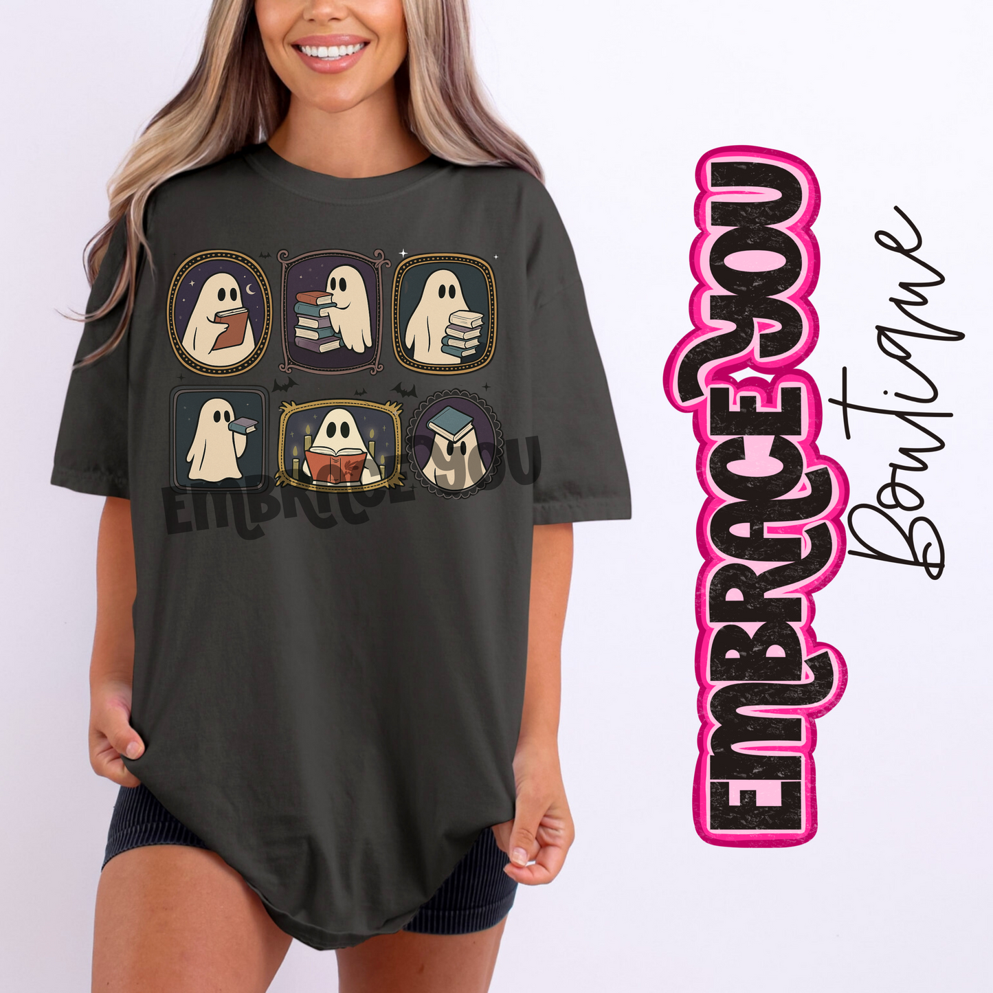 Book Ghosty Graphic Tee
