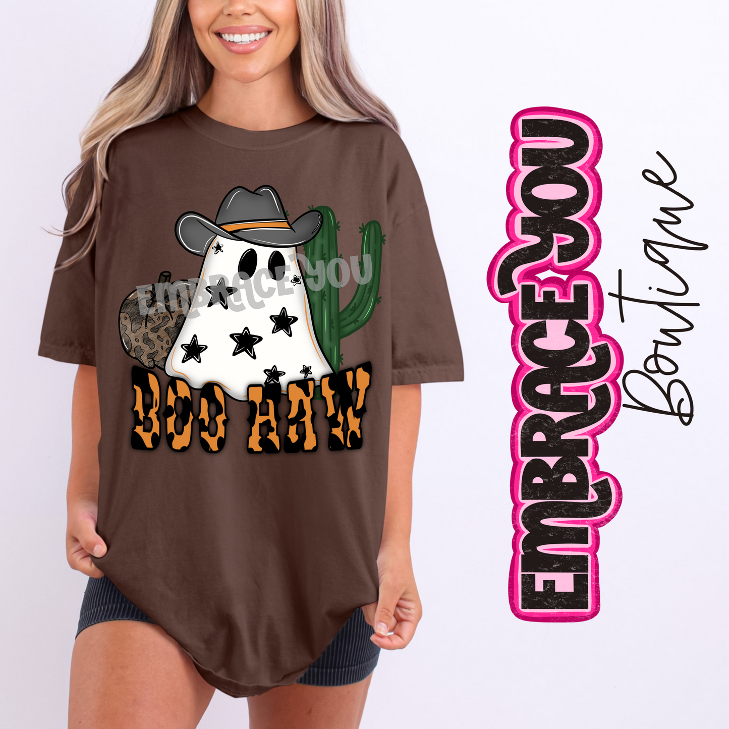 Western Ghosty Comfort Colors Graphic Tee