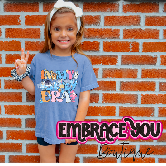 Youth Blue Dog Graphic Tee