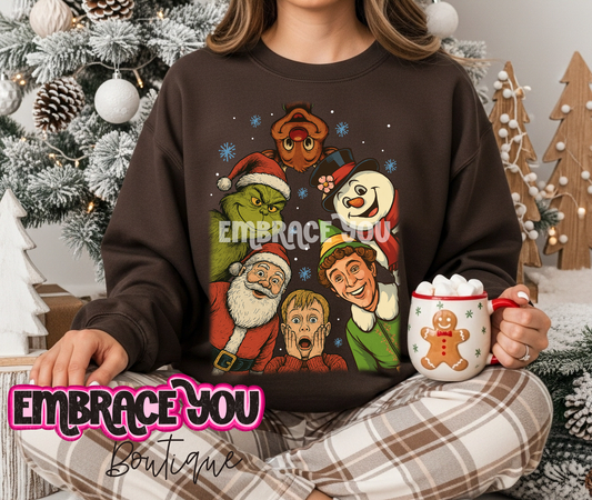 Retro Christmas Characters