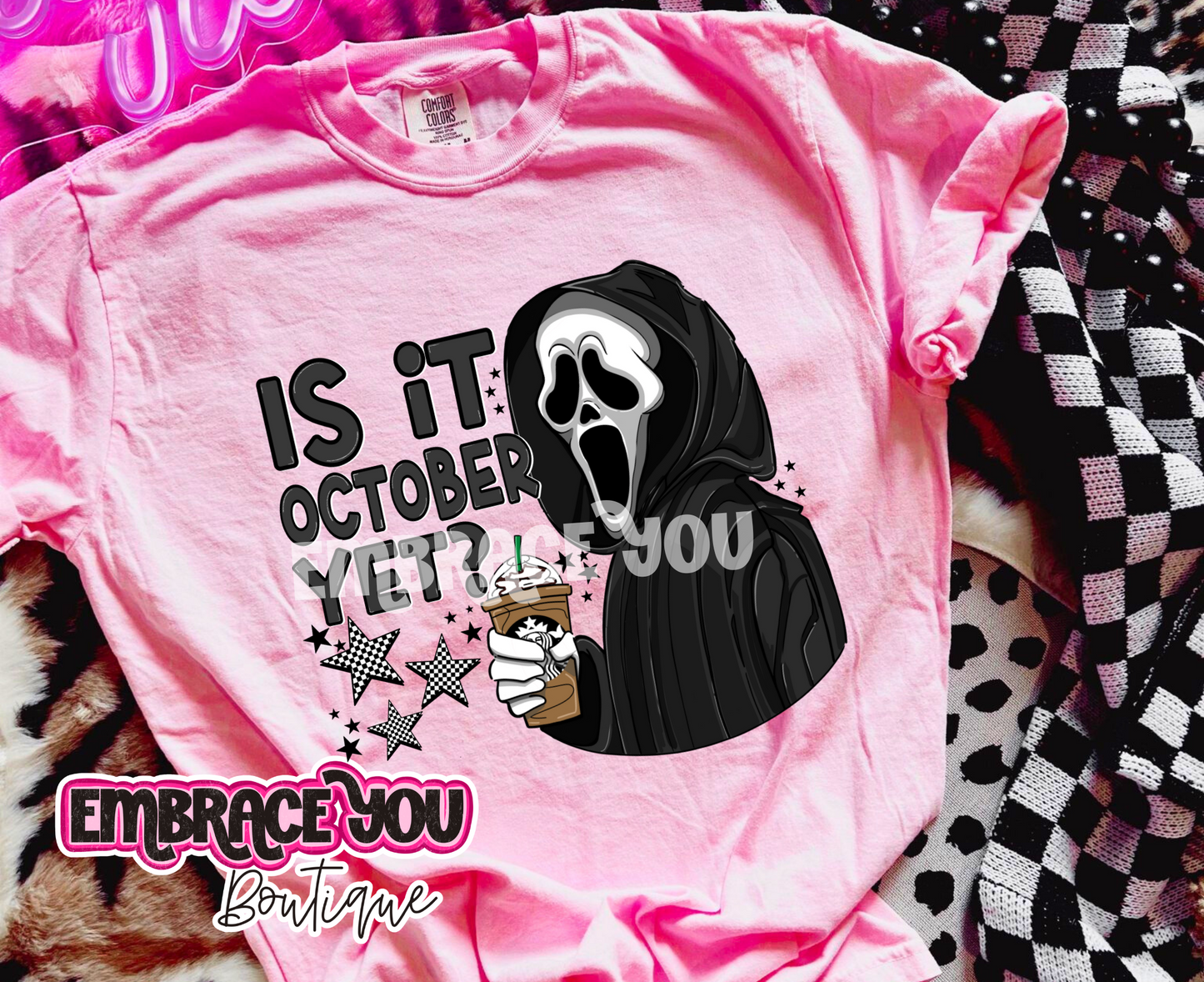 Is It October Yet Comfort Colors Graphic Tee