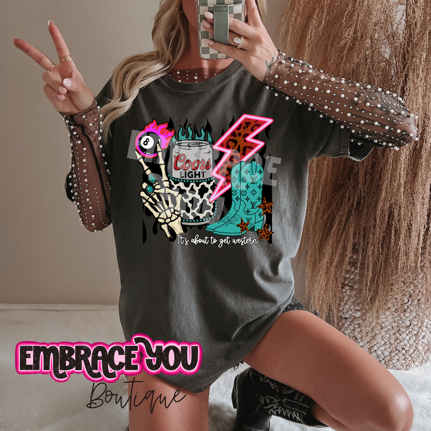 It's About To Get Western Graphic Tee
