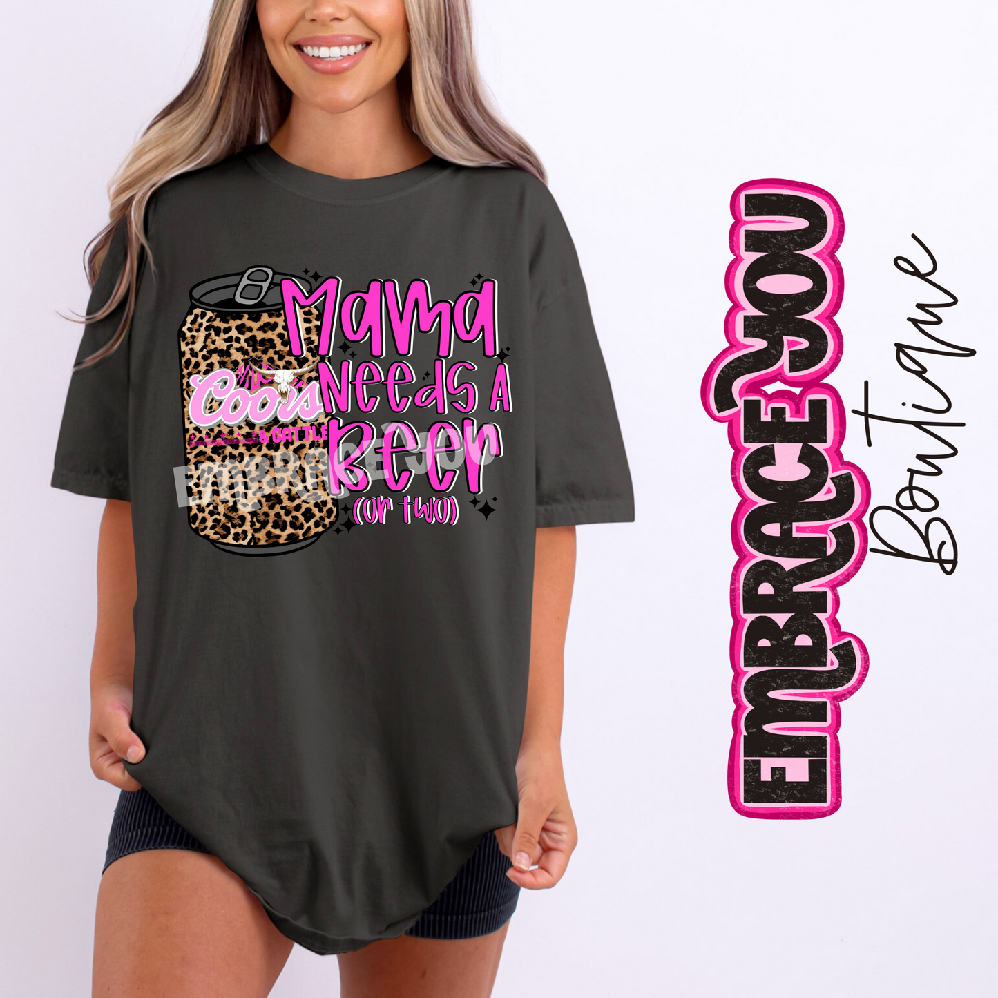 This Mama Needs A Beer Graphic Tee