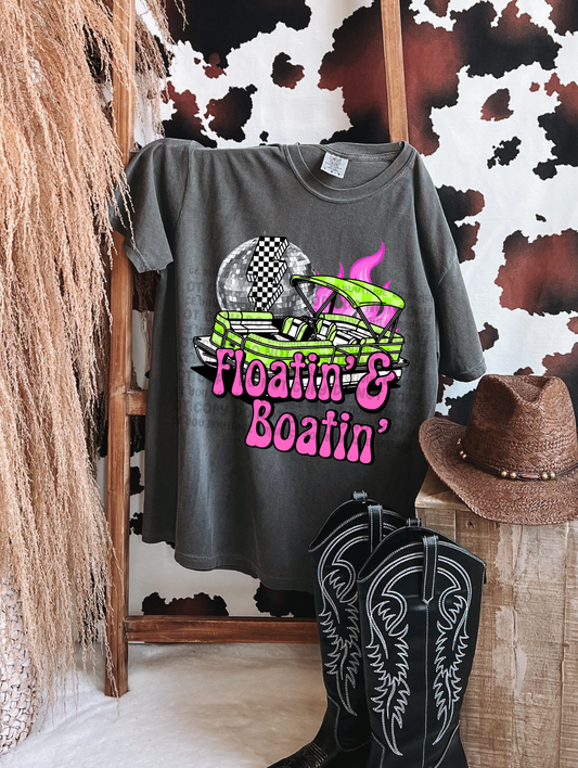 Floatin’ & Boatin’ graphic tee