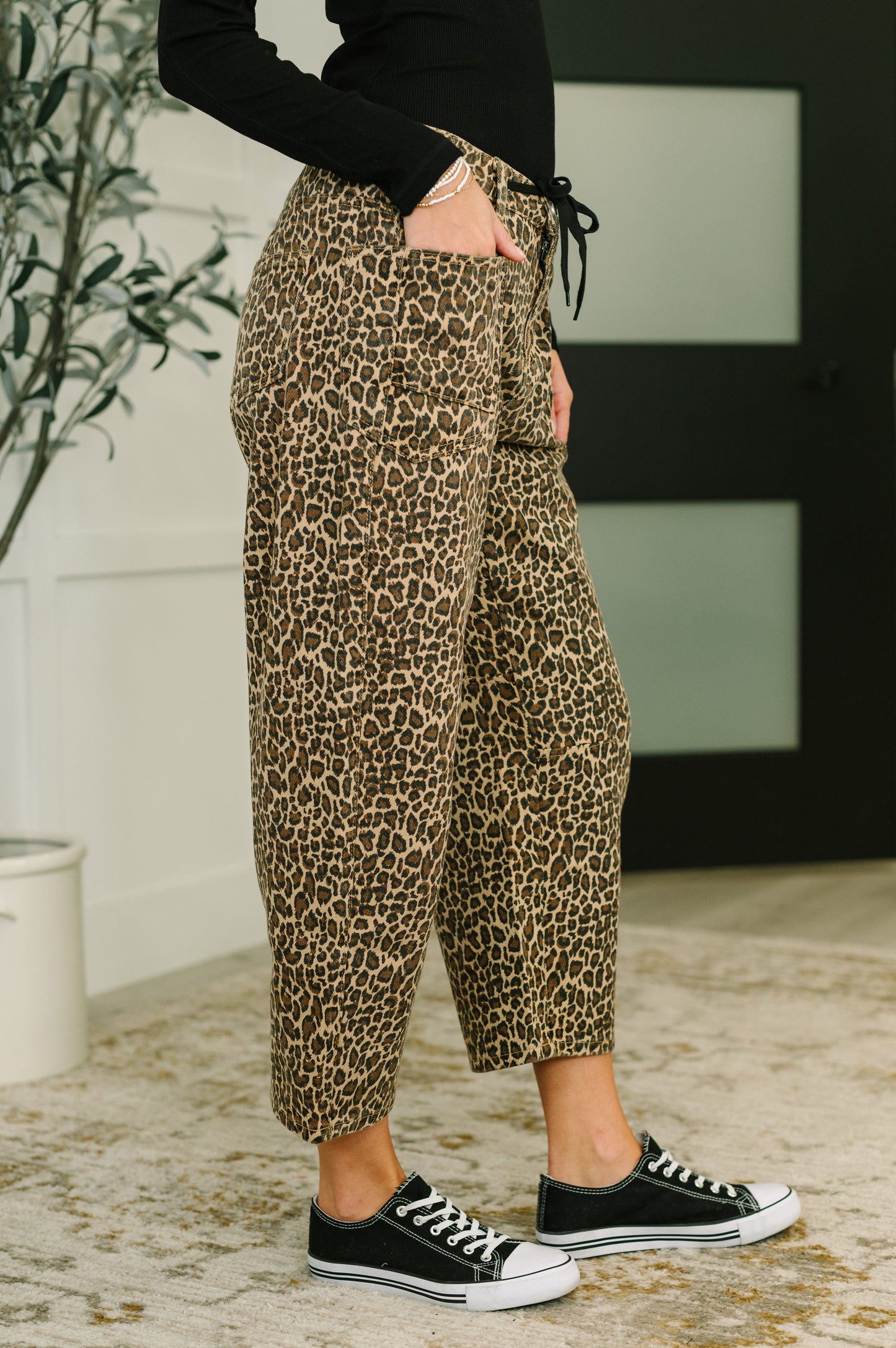 Prowl Power Barrell Ankle Crop Jean in Khaki