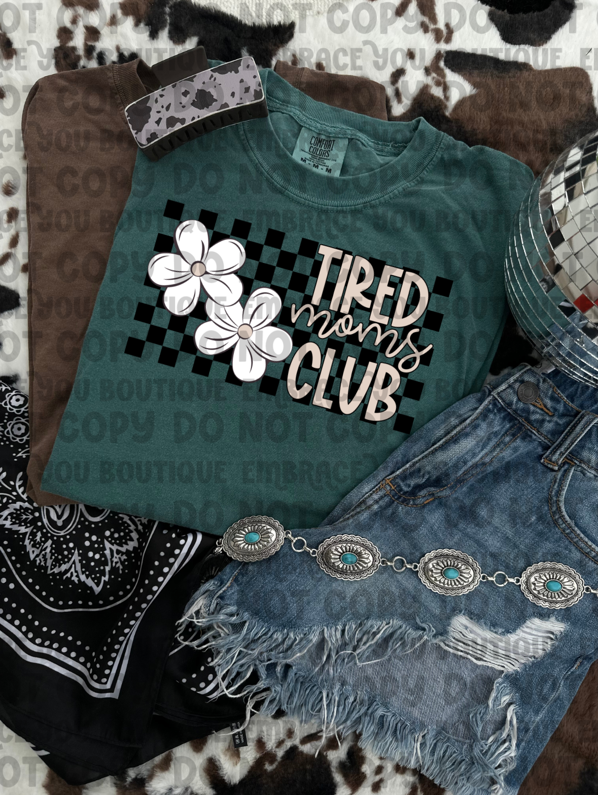 Tired Moms Club Graphic Tee