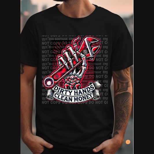 Dirty Hands Clean Money Graphic Tee