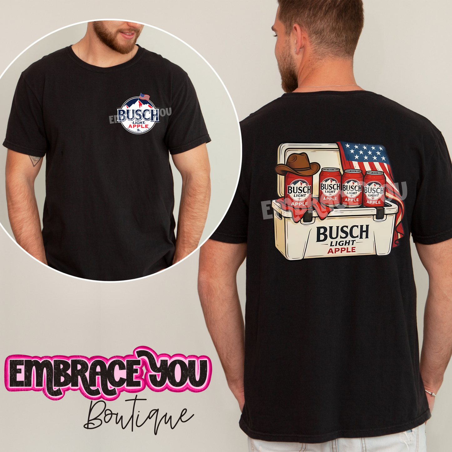 Busch Light Apple Graphic Tee