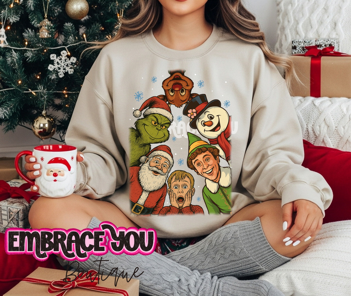 Retro Christmas Characters