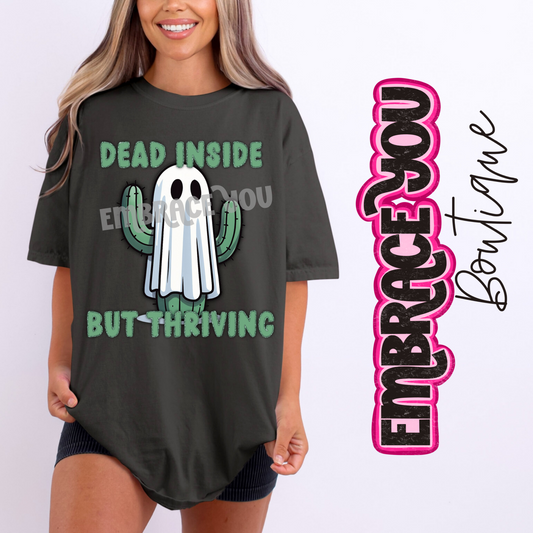 Cactus Ghosty Comfort Colors Graphic Tee
