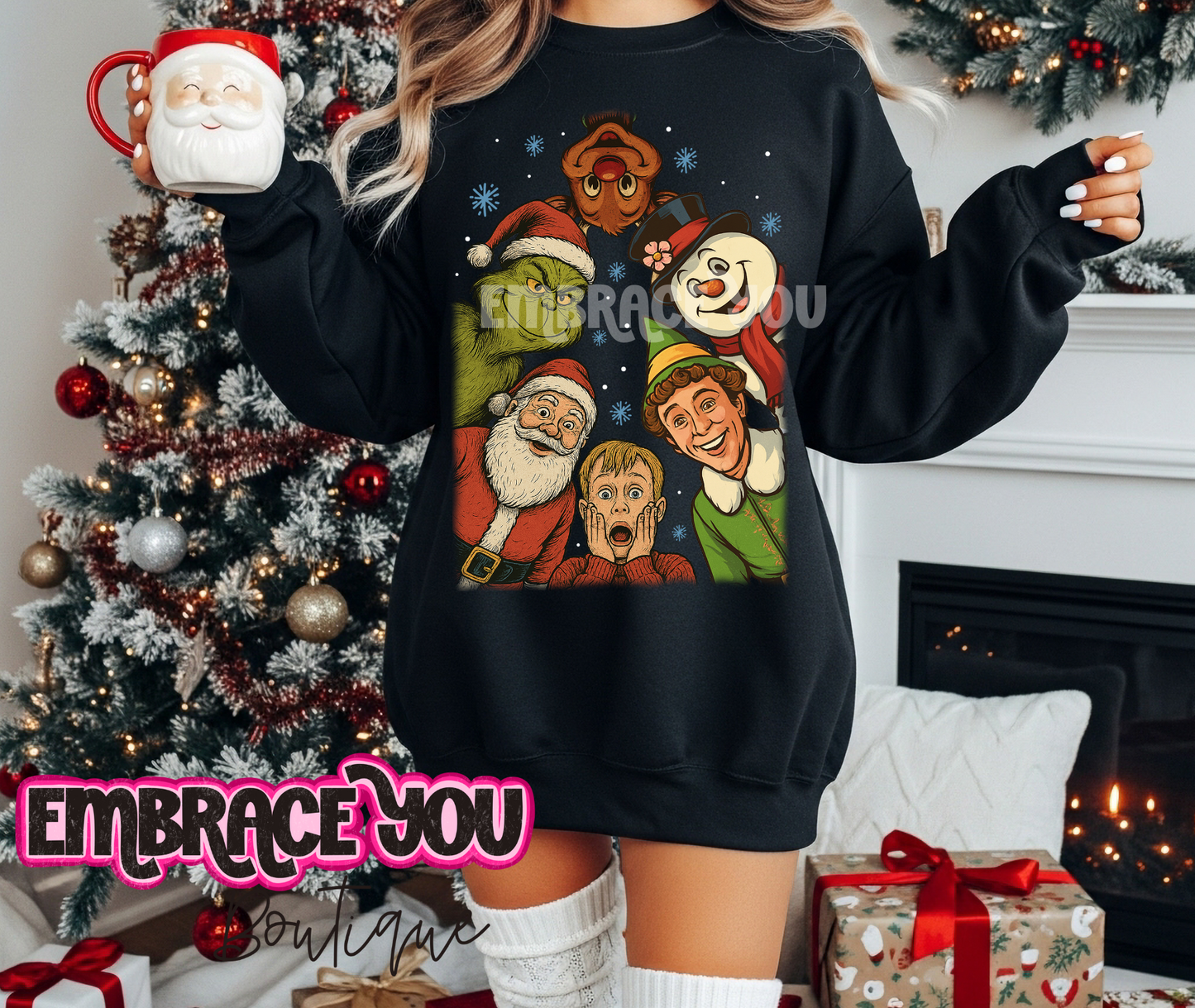 Retro Christmas Characters