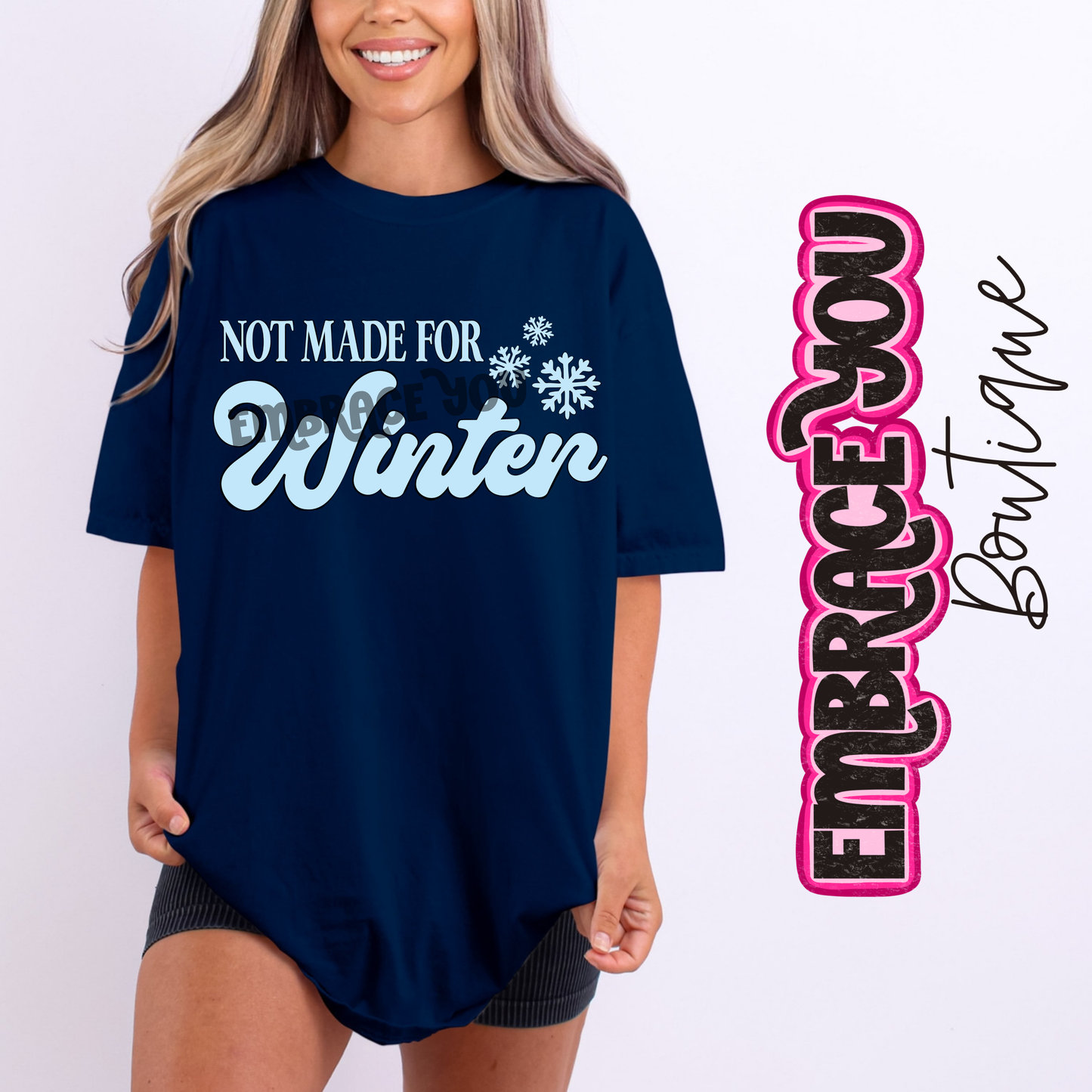 Not Made For Winter Graphic Sweatshirt