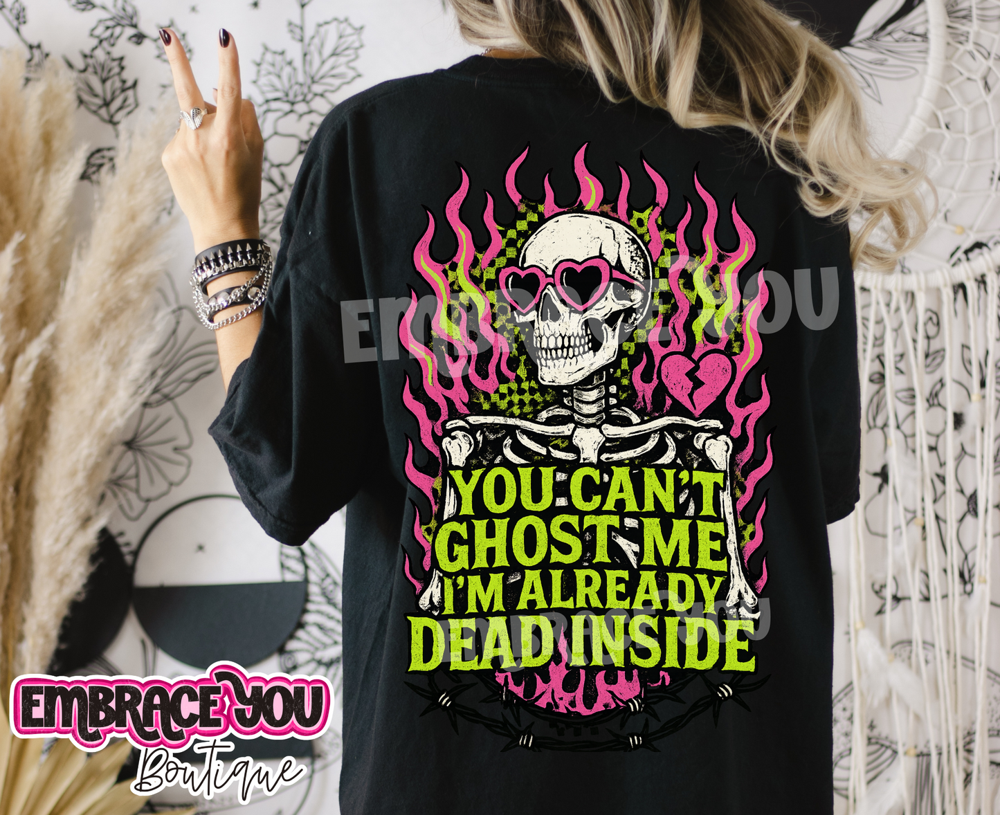 You Can't Ghost Me Graphic Tee
