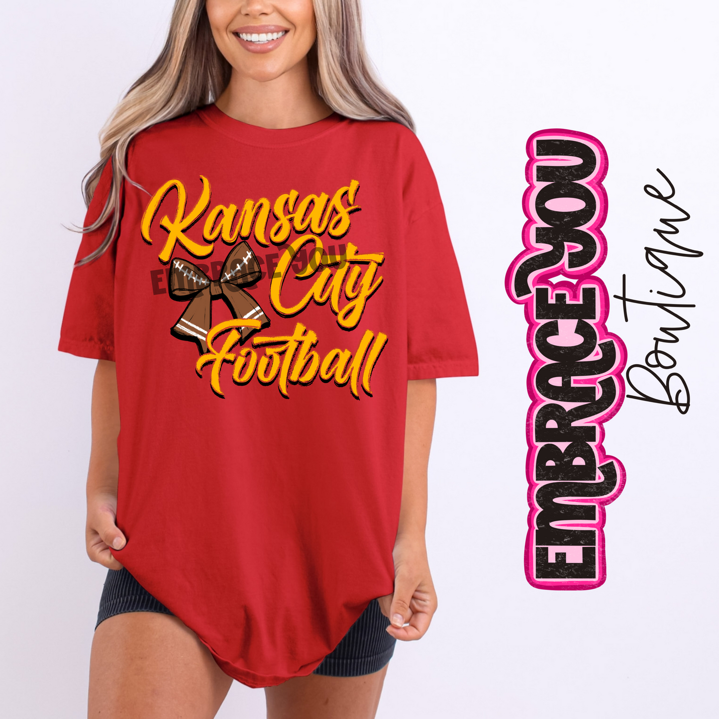 Kansas City Football Graphic