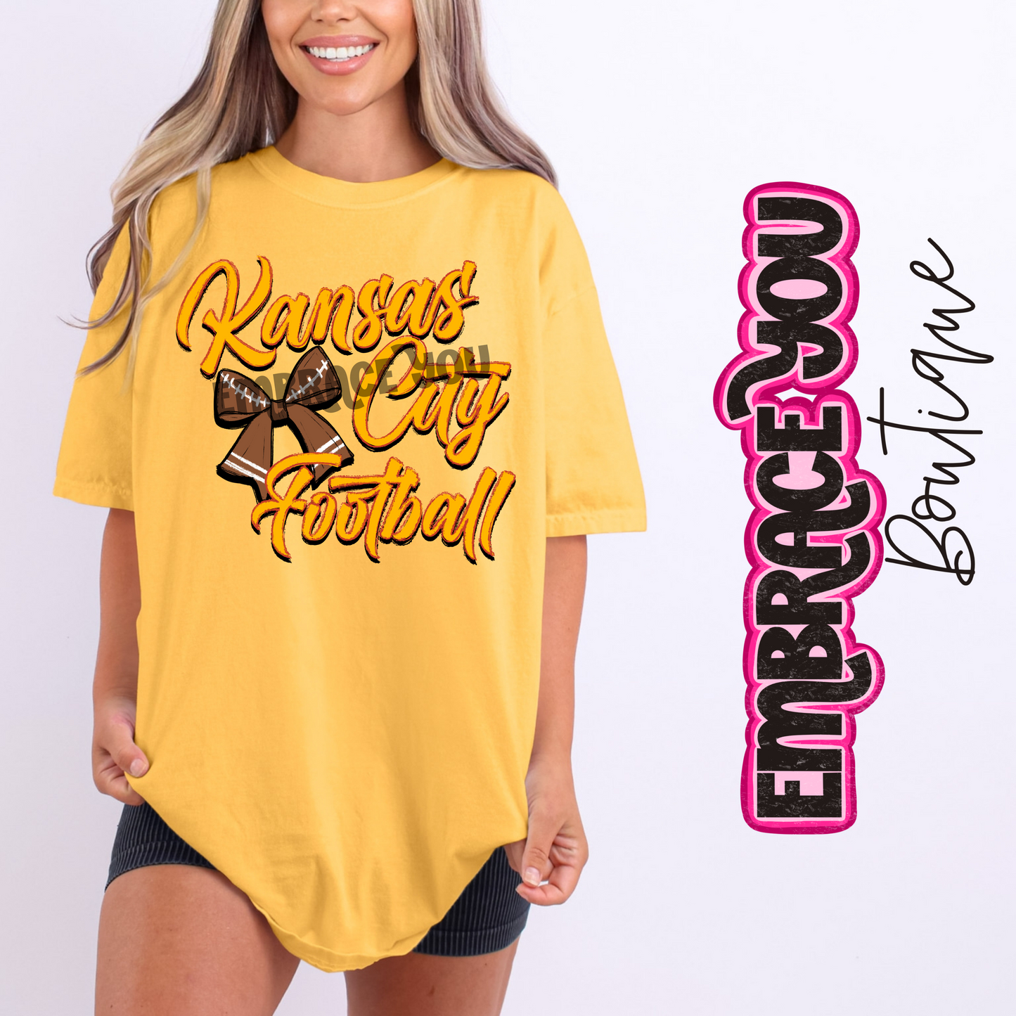 Kansas City Football Graphic