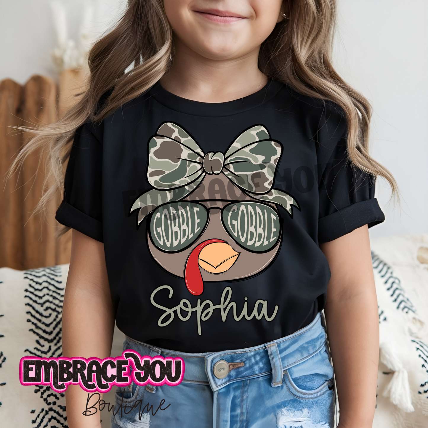 Kids Custom Turkey Tee