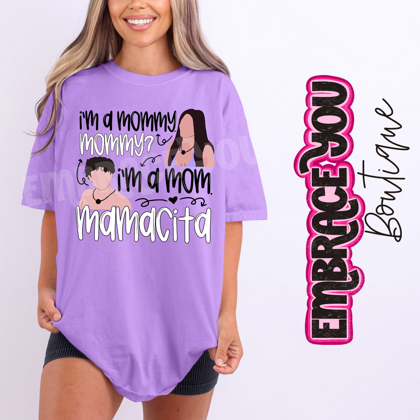 Mommy, Mamacita Comfort Colors Graphic Tee