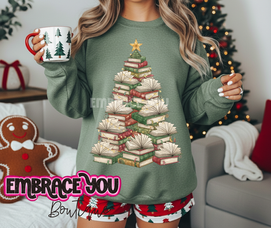 Book Christmas Tree