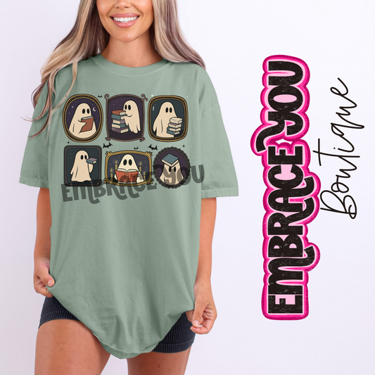 Book Ghosty Graphic Tee