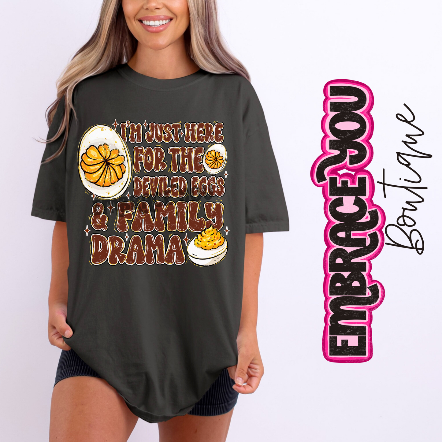 Deviled Eggs & Family Drama Graphic Tee