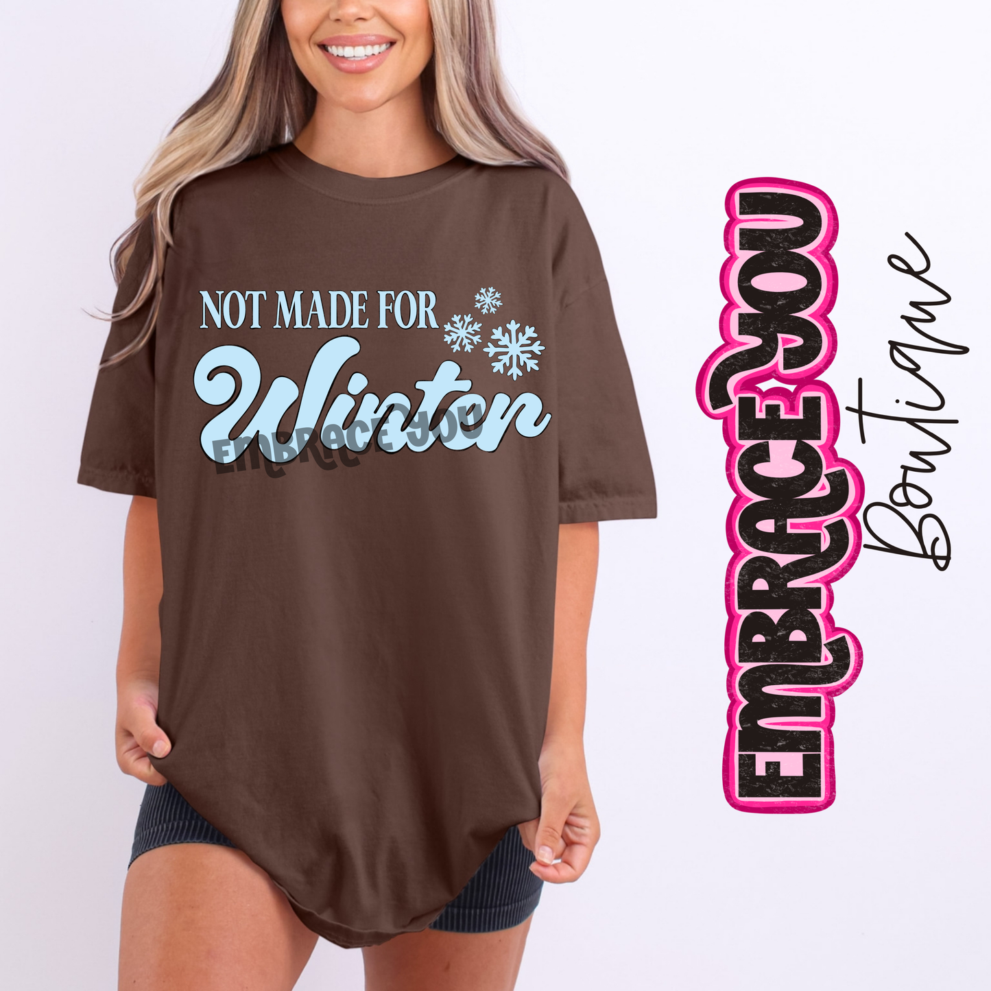 Not Made For Winter Graphic Sweatshirt