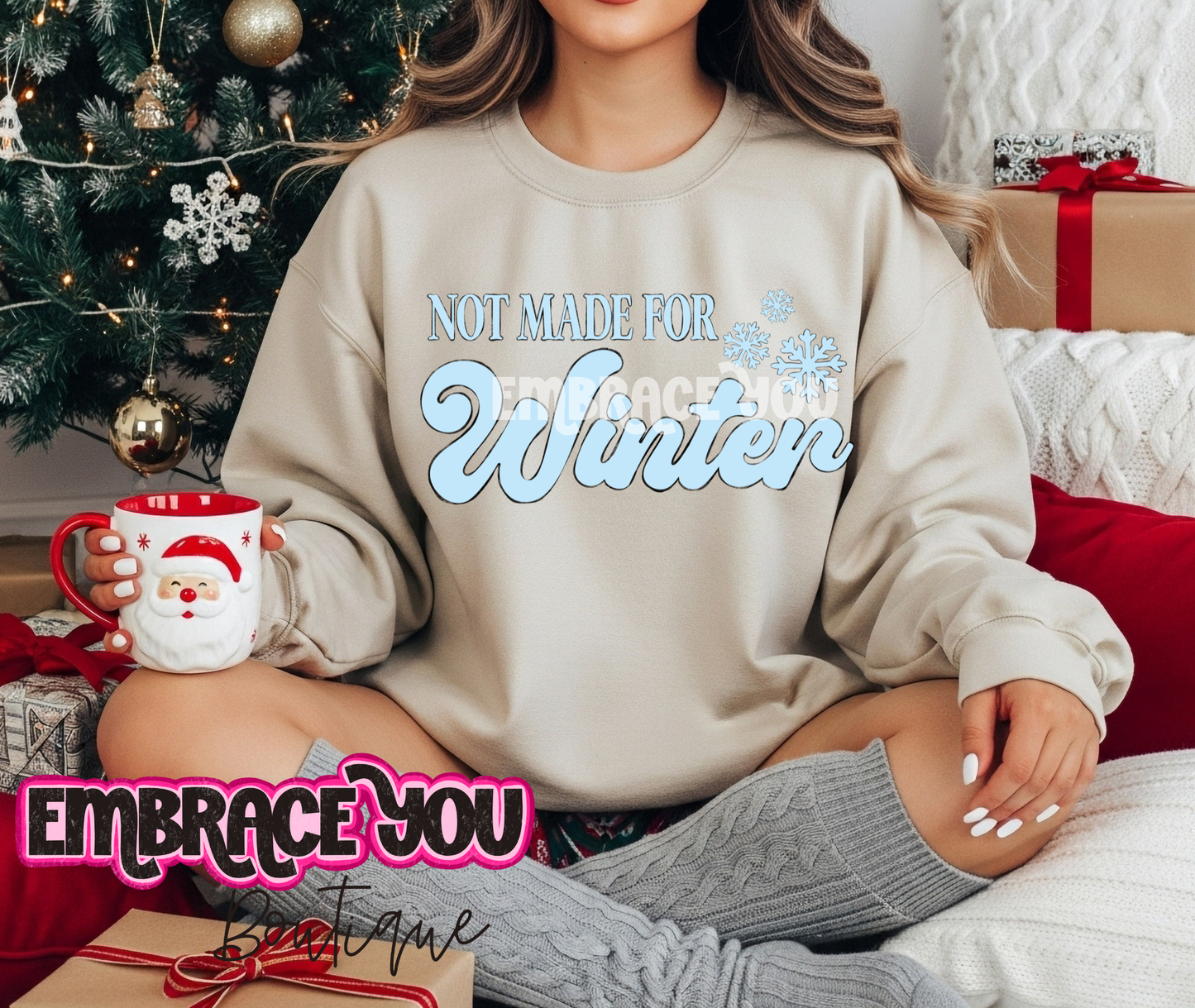 Not Made For Winter Graphic Sweatshirt