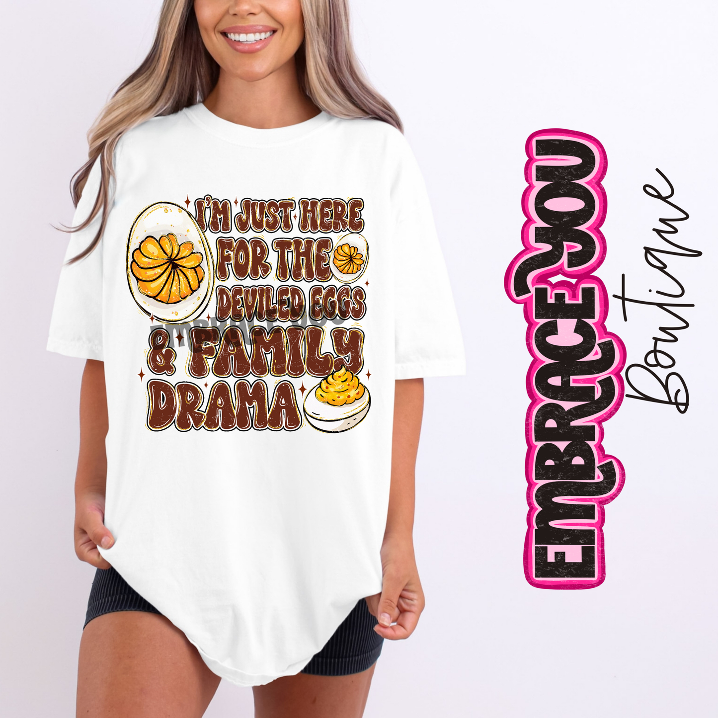 Deviled Eggs & Family Drama Graphic Tee