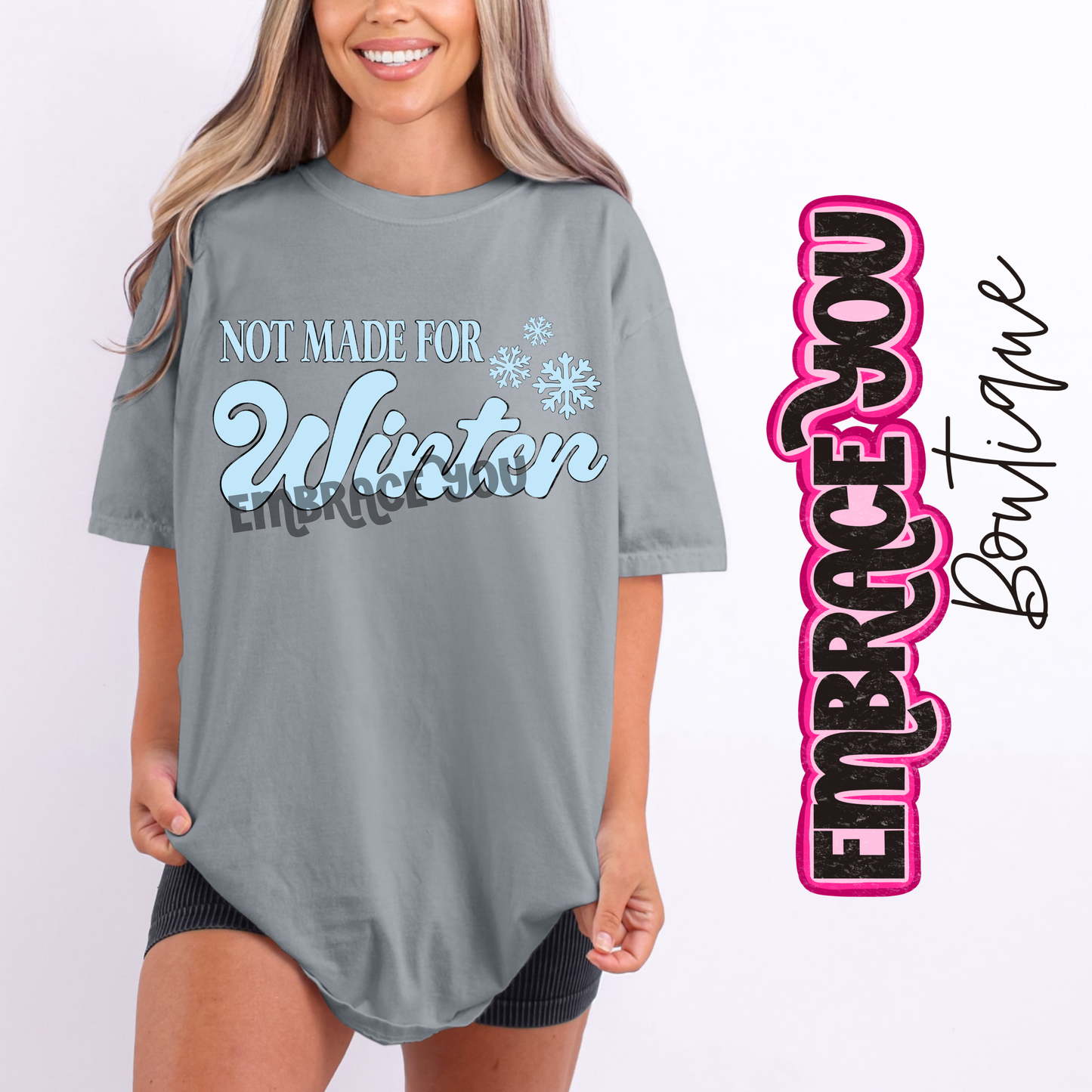 Not Made For Winter Graphic Sweatshirt