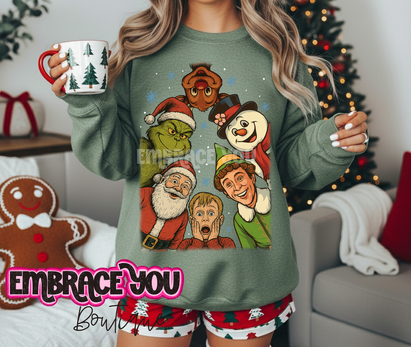 Retro Christmas Characters