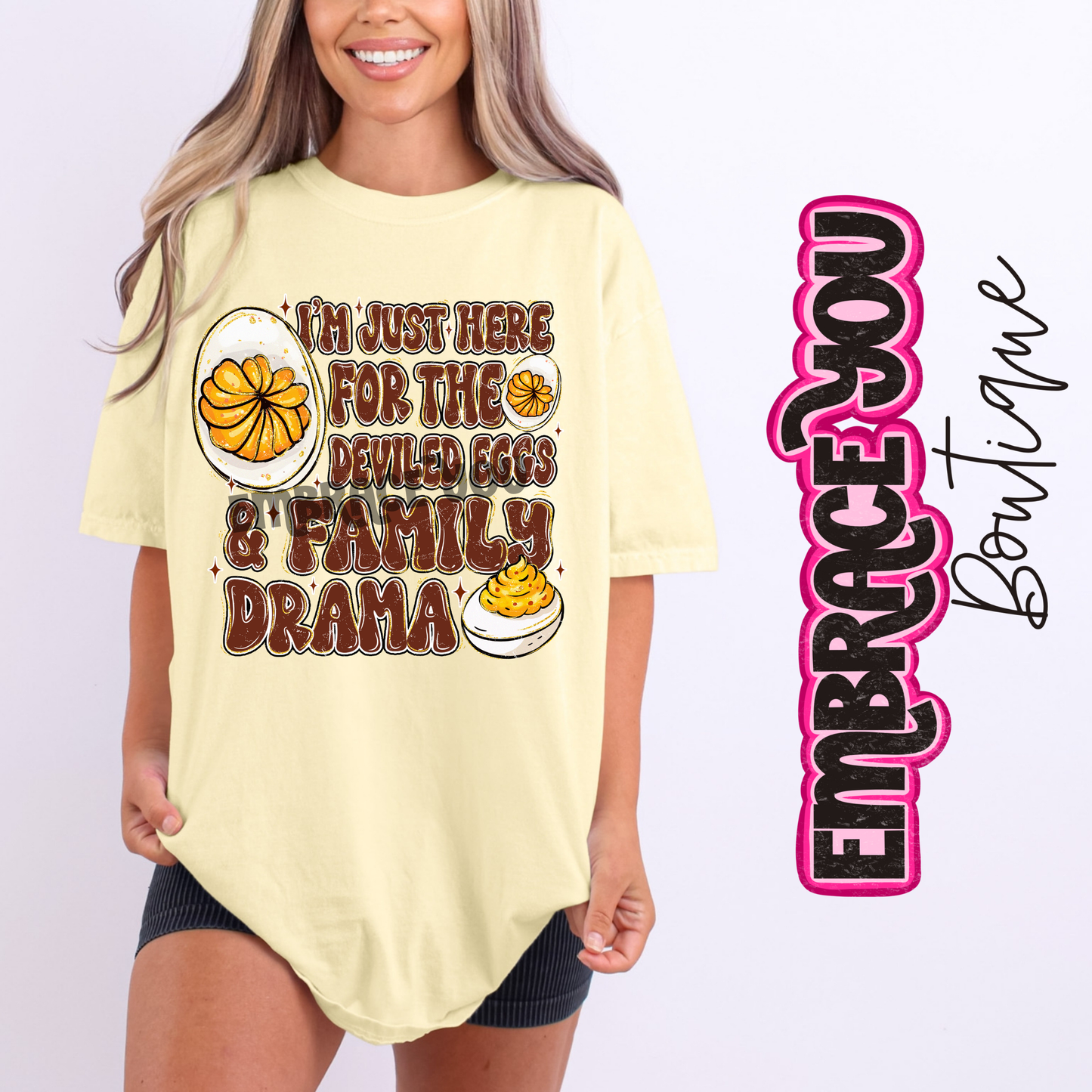 Deviled Eggs & Family Drama Graphic Tee
