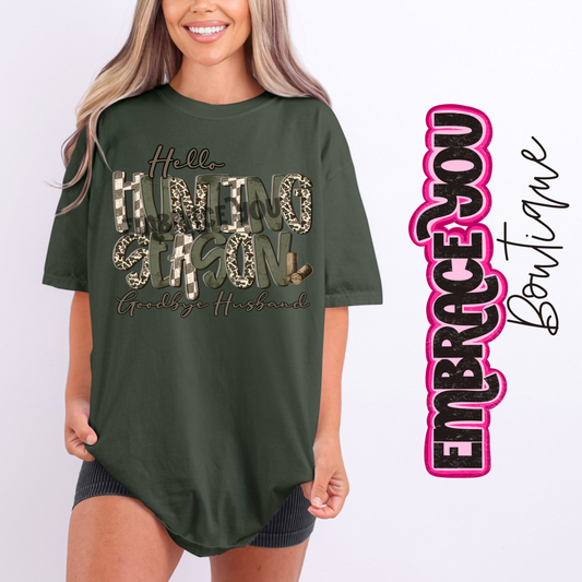 Hello Hunting Season Graphic