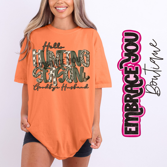Hello Hunting Season Graphic