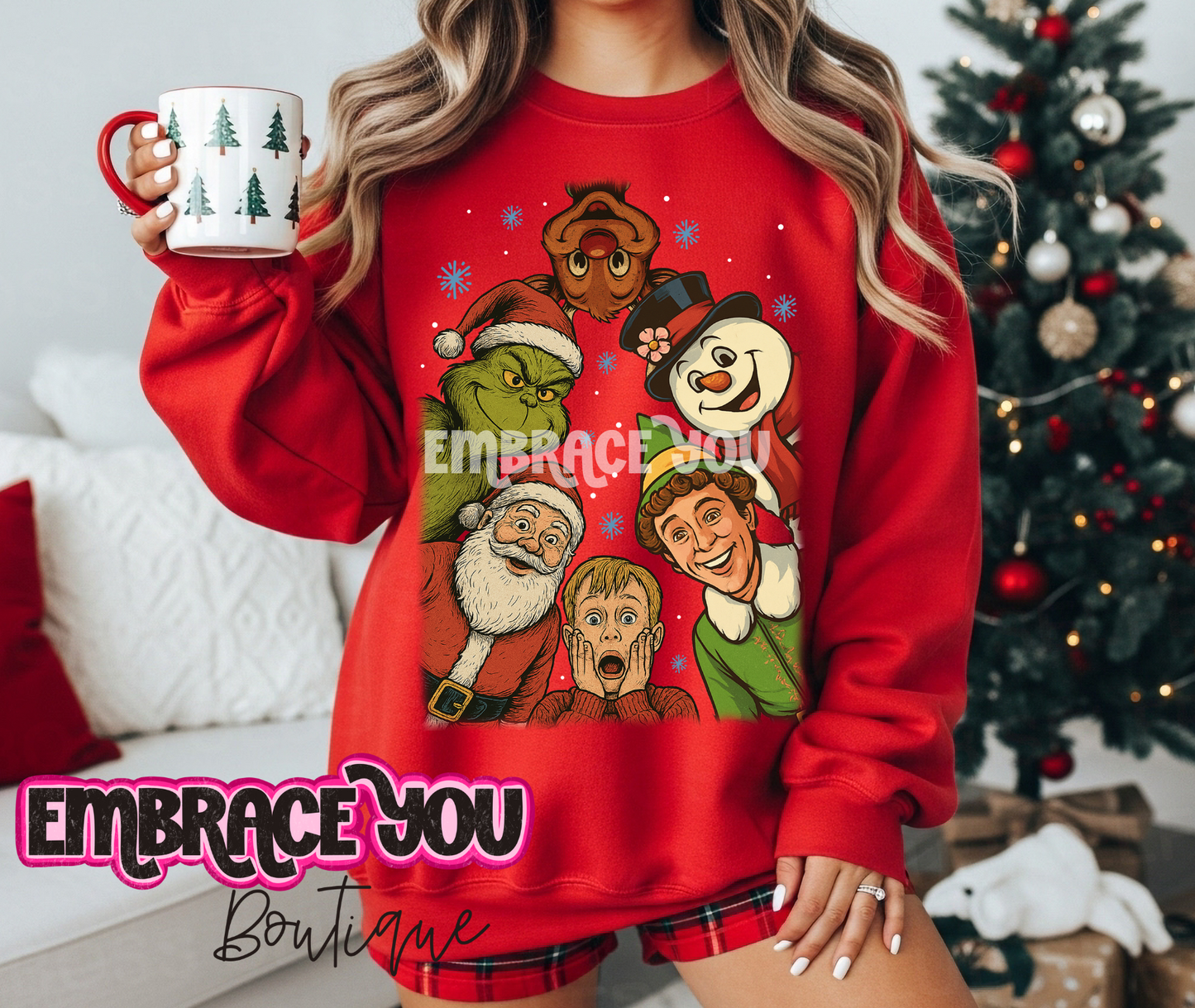 Retro Christmas Characters