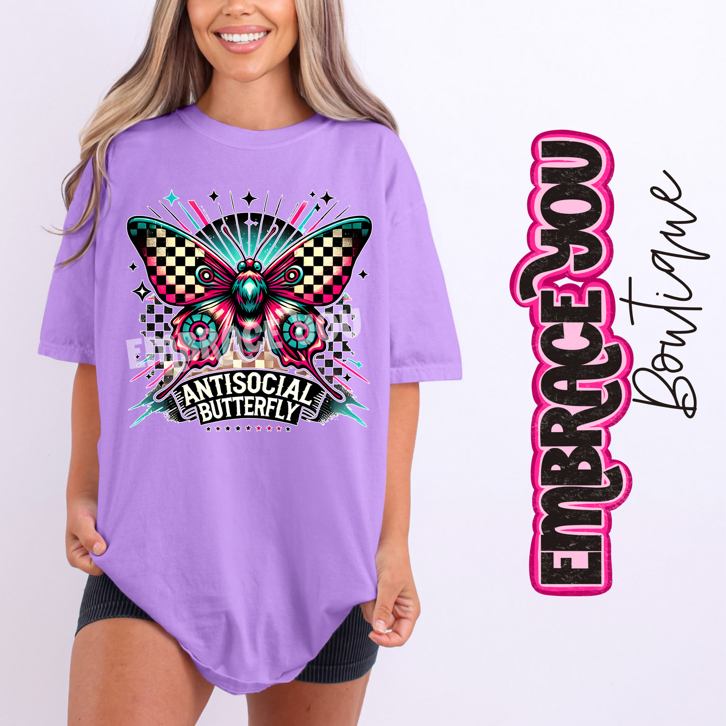 Antisocial Butterfly Graphic Tee
