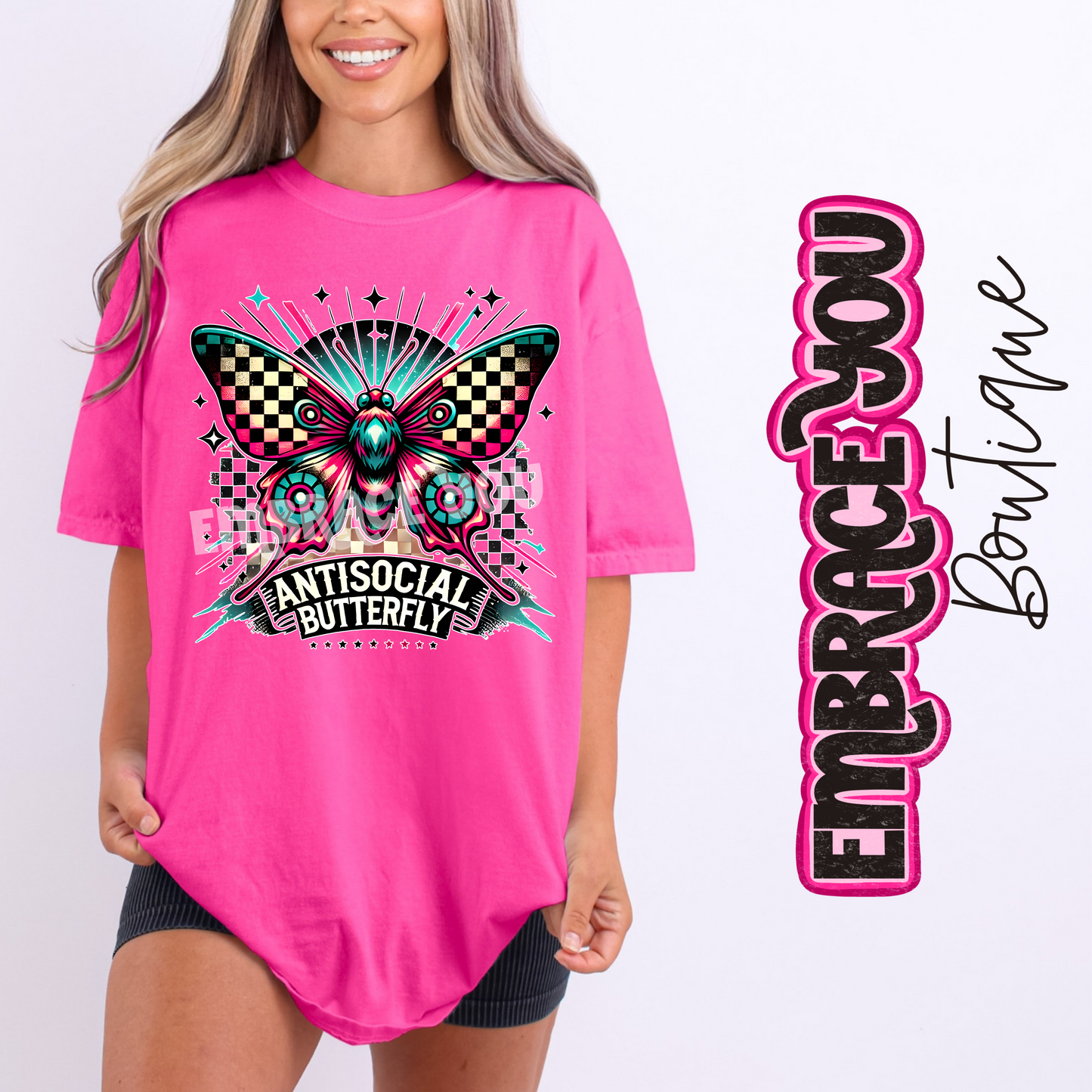 Antisocial Butterfly Graphic Tee