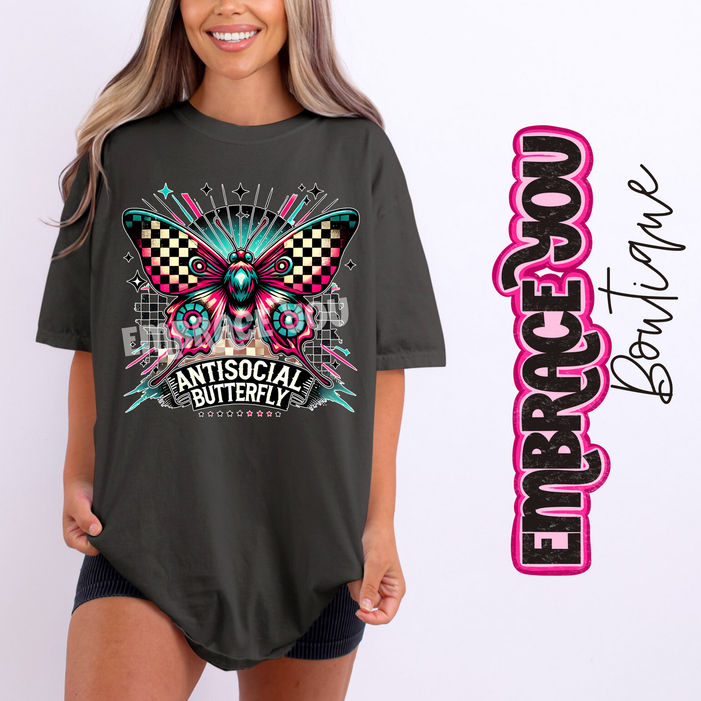 Antisocial Butterfly Graphic Tee