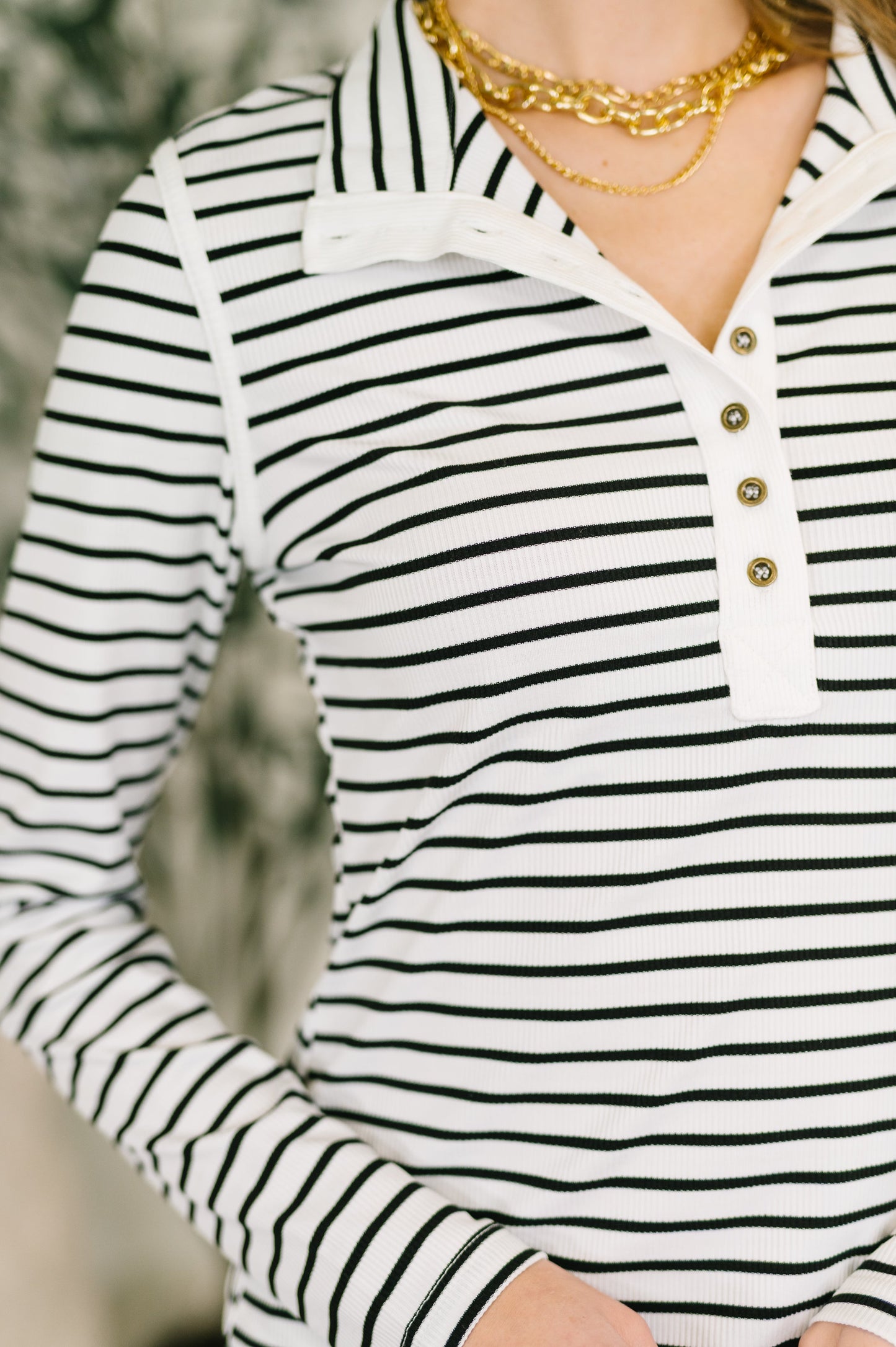 I Know What I Want Long Sleeve Henley Top- 3/3/2026 NEW