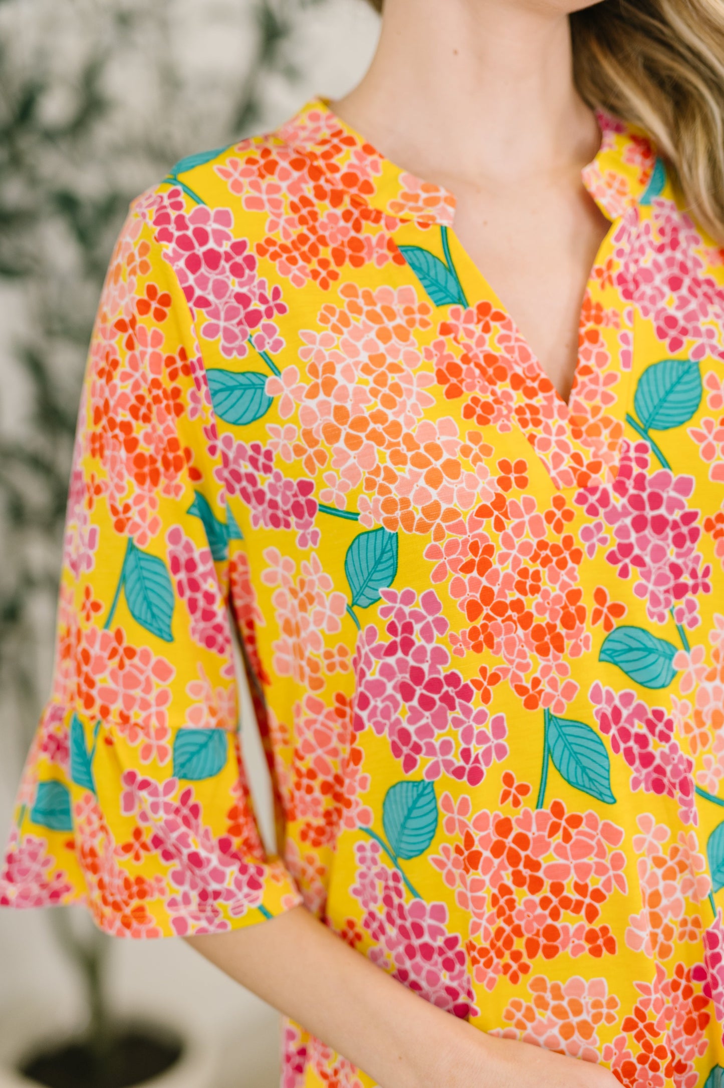 Lizzy Sunday Dress in Leaf Multi Floral- 3/3/2026 NEW