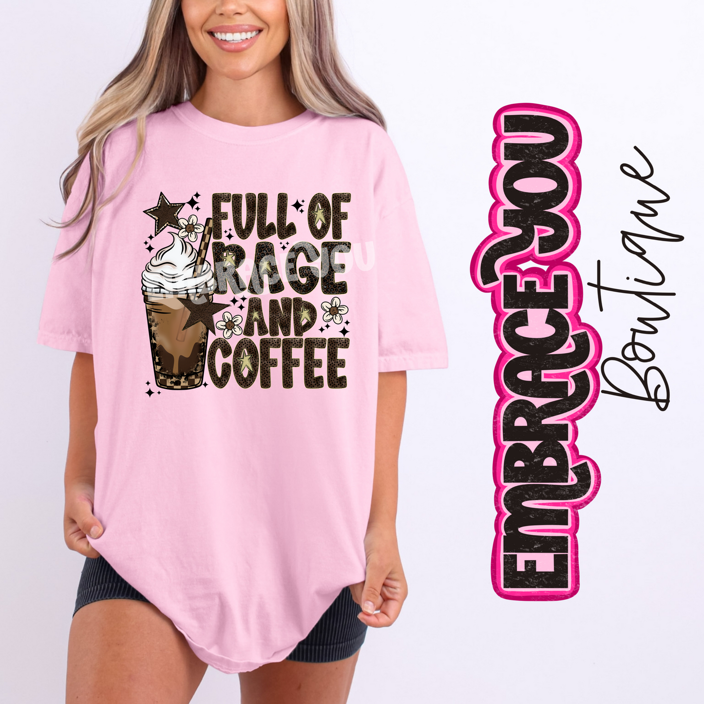 Full Of Rage & Coffee Graphic Tee