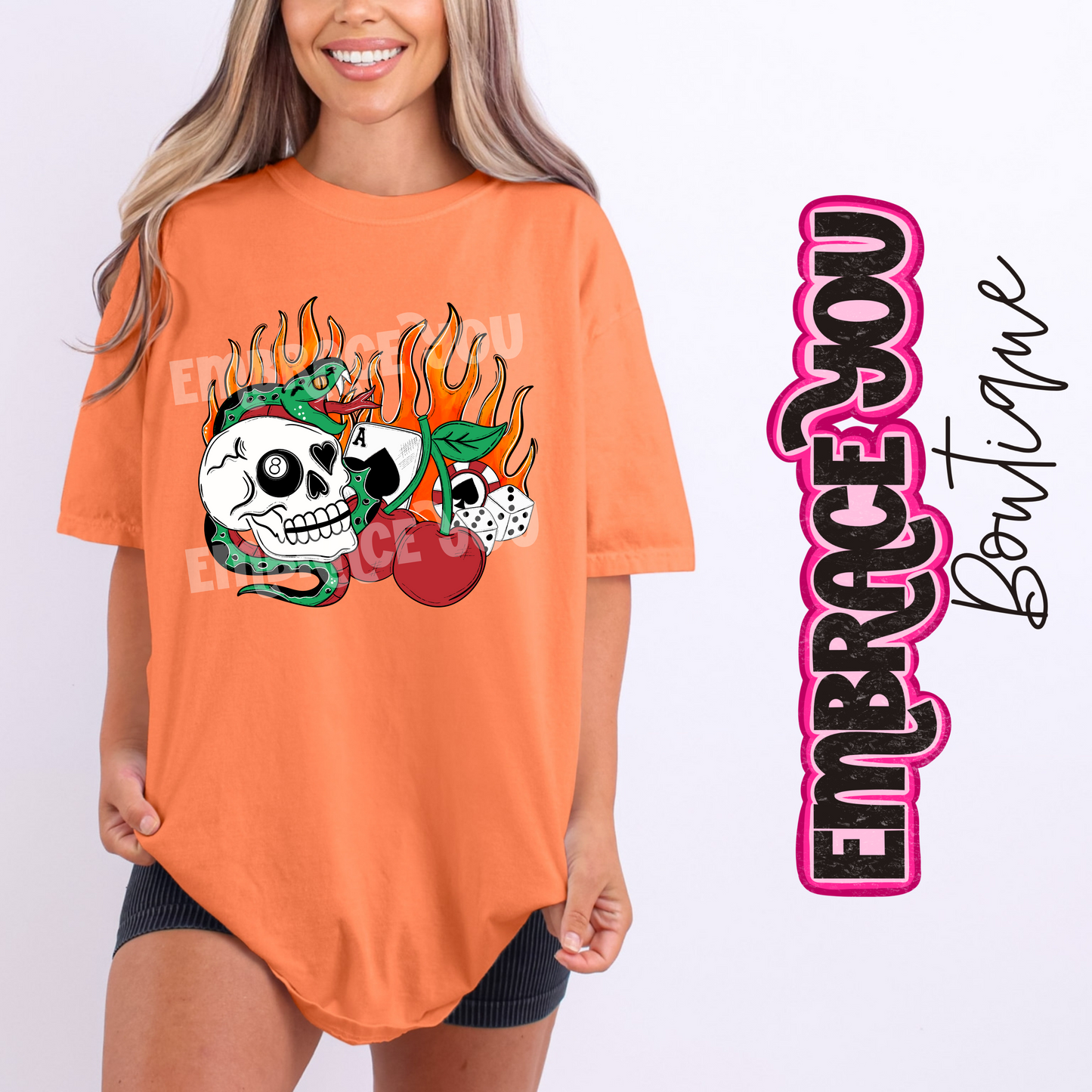 Western Alt skull Graphic Tee