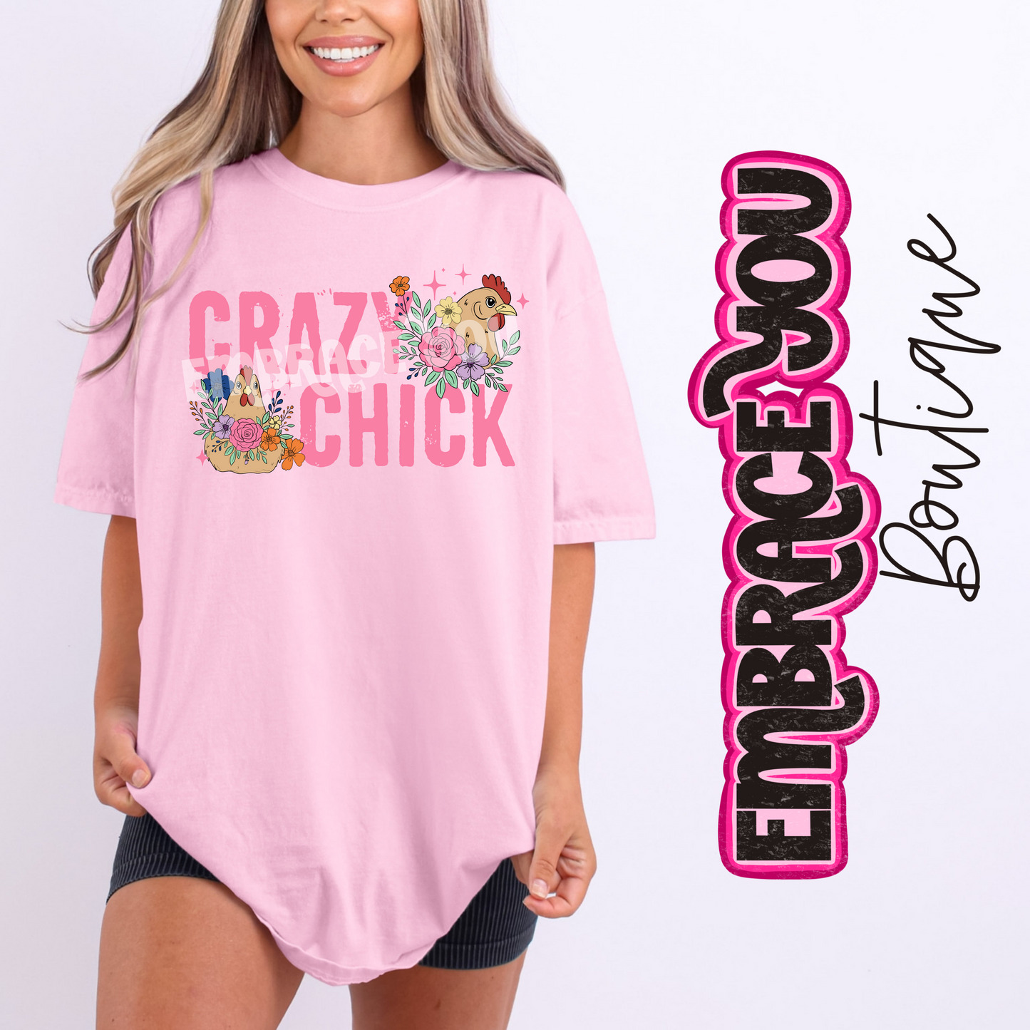 Crazy Chick Graphic Tee