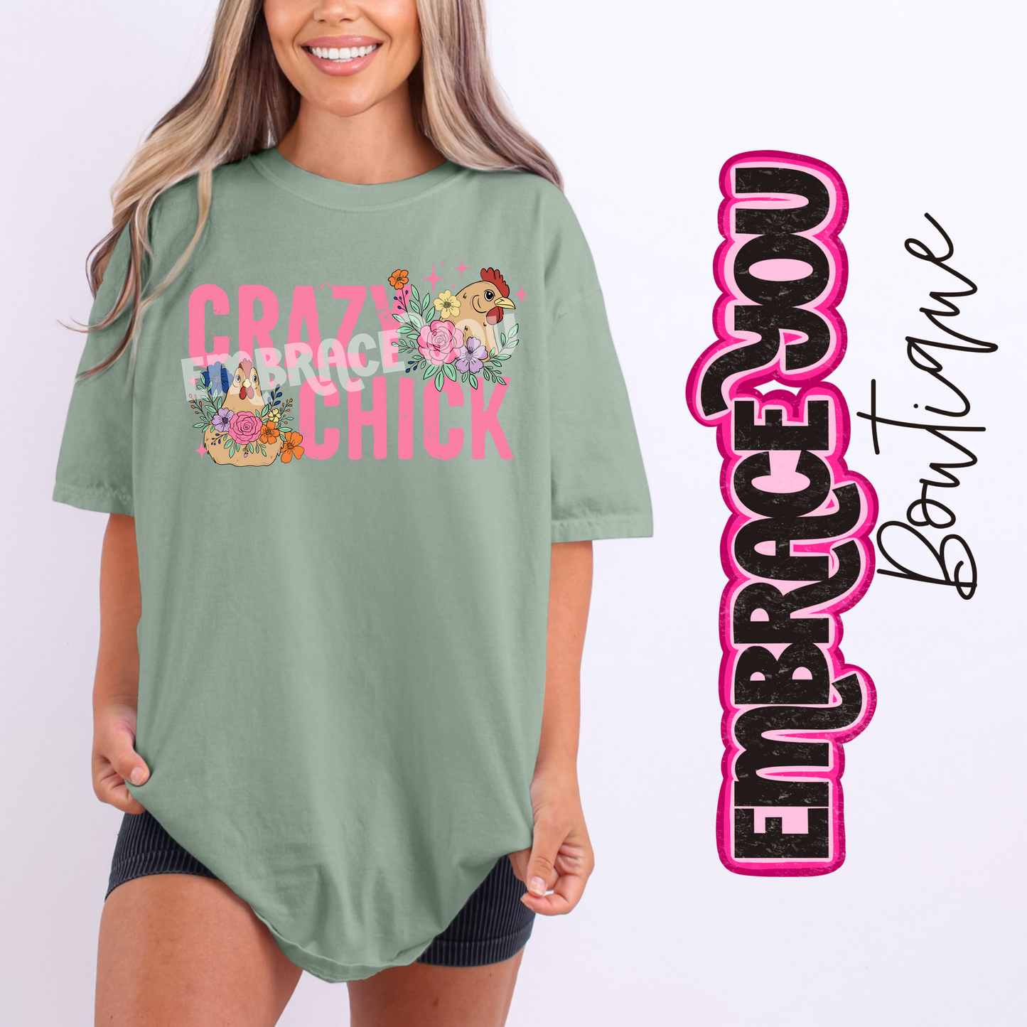 Crazy Chick Graphic Tee