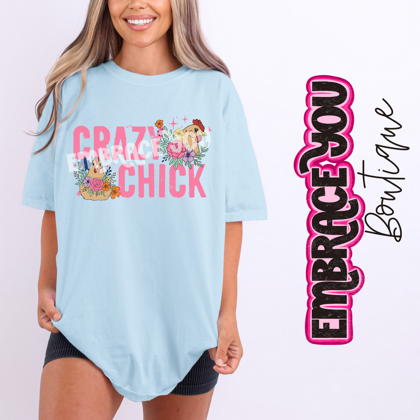 Crazy Chick Graphic Tee
