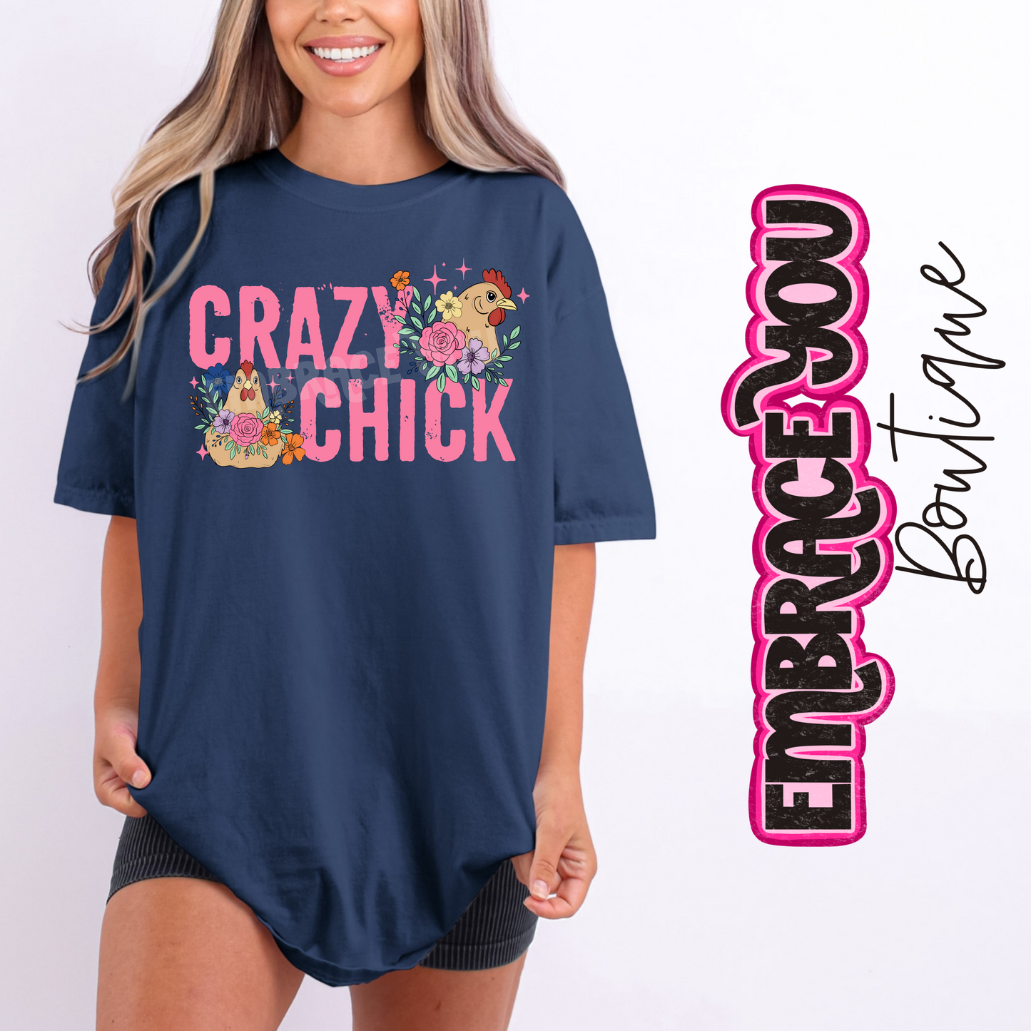 Crazy Chick Graphic Tee